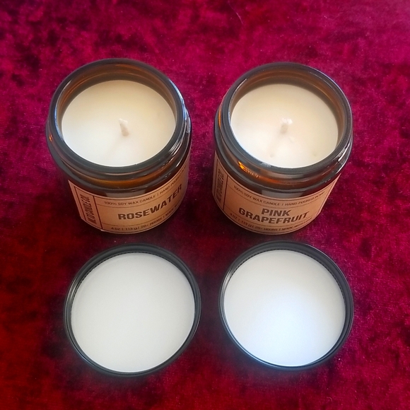 TWO Candles from MLTD Candle Co. ~ Rosewater and Pink Grapefruit - Picture 5 of 5